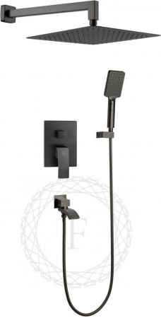 Душевая система скрытого монтажа FILARETE Waterfall FL1010 (Графит)