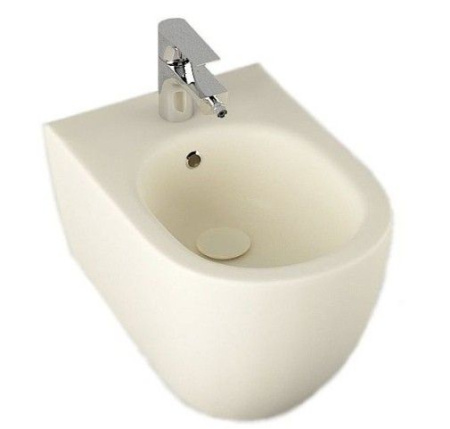 Биде ISVEA Infinity подвесной  365*530*400 цвет слоновая кость матовый 10NF41001SV-2K