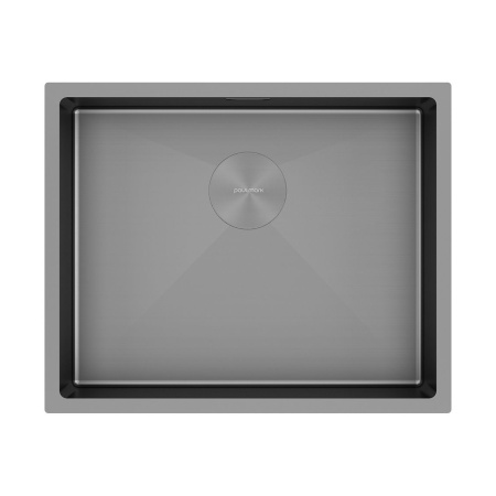 Мойка Paulmark NEXT 54 UNI PM215444-MG 440х540х200 мм, нержавеющая сталь, матовый серый