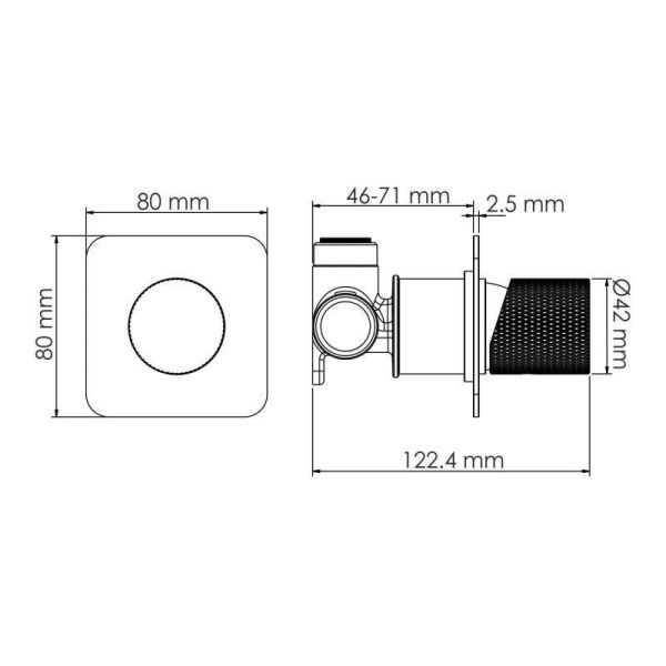 Смеситель для душа Wasserkraft Tauber 6451