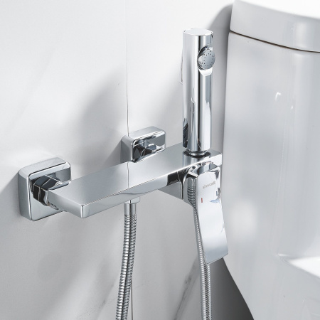 Гигиенический душ со смесителем Shevanik S6105-1, хром