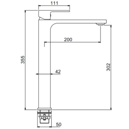 Смеситель для раковины Gappo G1083-82