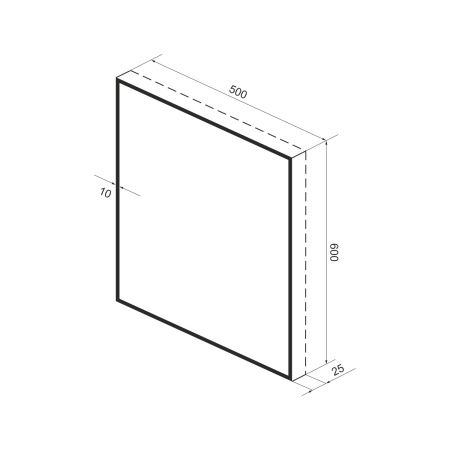 Зеркало с фоновой LED-подсветкой Wellsee 7 Rays' Spectrum 172200830