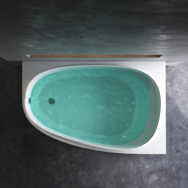 W80A-170R110W-A Like, Ванна акриловая AM.PM 170х110 см, правосторонняя, шт