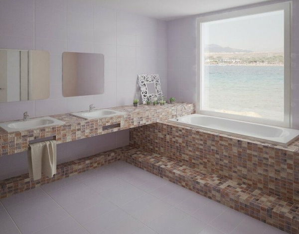 Ванна из литьевого мрамора Taliente Orta OR18080 180х80 пристенная прямоугольная