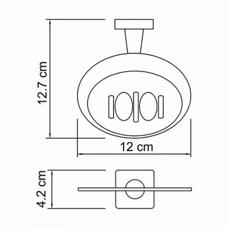 Мыльница решетка WasserKRAFT Lippe K-6569