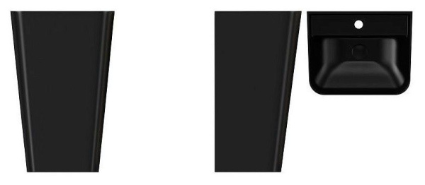 Раковина ISVEA Sott'Aqua напольная 500*420*830 1 цвет черный матовый 10SQ37001SV-2N