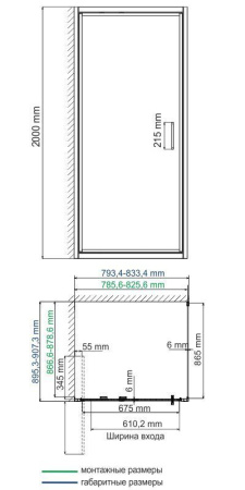 Душевой уголок WasserKRAFT Salm 27I28