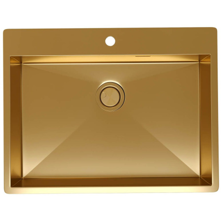 Кухонная мойка Reflexion Iseo RX2265GD брашированное золото