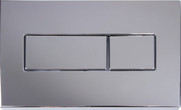 Комплект Styron STY-740+STY-800-2 хром-глянцевая кнопка смыва и подвесной унитаз Lavinia Boho One Rimless 3302004R с крышкой