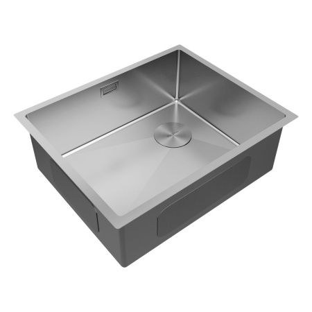 Мойка Paulmark NEXT-SKEW 54 UNI PM885444-BS 440х540х200 мм, нержавеющая сталь, нержавеющая сталь