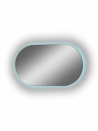 Зеркало Континент Fleur LED 1100х650 ореольная холодная подсветка и Б/К сенсор