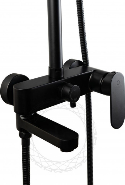 Душевая система FILARETE Retta FL2030 (Черный матовый)