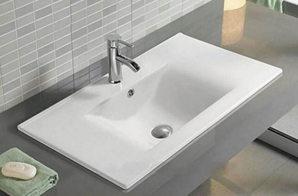 Умывальник врезной на столешницу CeramaLux 807-80