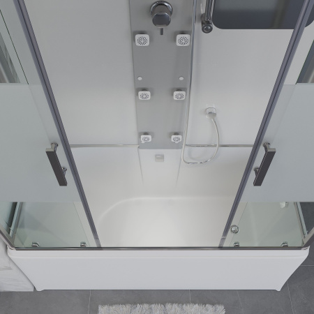 Душевая кабина Niagara Ultra NG-3150-01 (150х70х220) высокий поддон(56см),стекло матовое,4 места