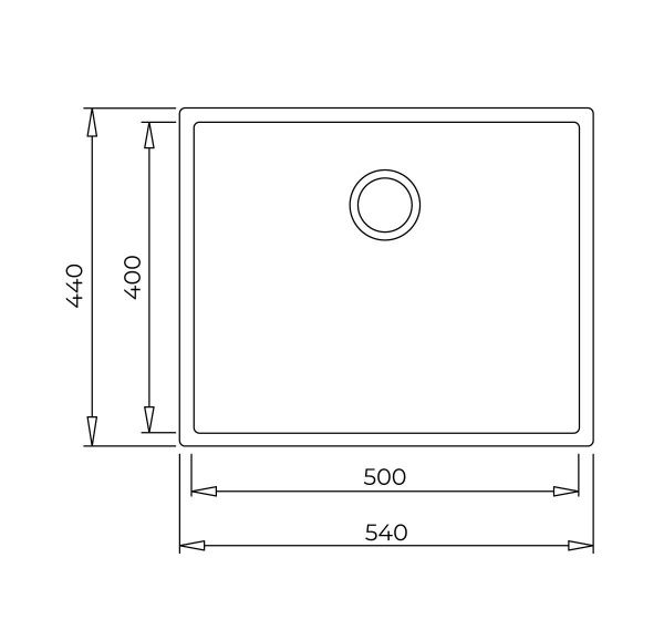 Кухонная мойка TEKA SQUARE 50.40 TG BLACK 115230020