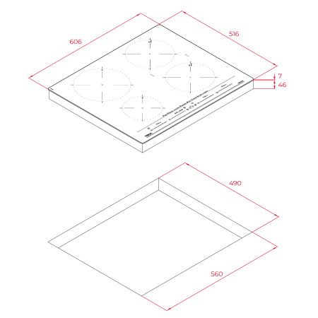 Индукционная варочная панель TEKA ITC 64630 BK MST 112500023