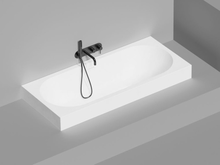 Ванна встраиваемая Salini ORNELLA AXIS KIT 170x75 покраска по RAL полностью, S-Stone, матовый 103523MF