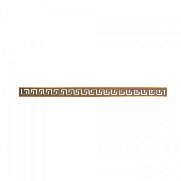Желоб BERGES водосток B1 Antik 900 золото глянец S-сифон D50/105 H50 вертикальный