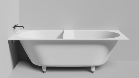 Полка для встраиваемой ванны Salini GABBIANO IN 880, белый, 1906208M