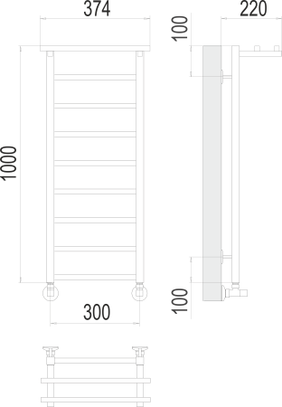 TERMINUS Контур с/п П9 300х1000