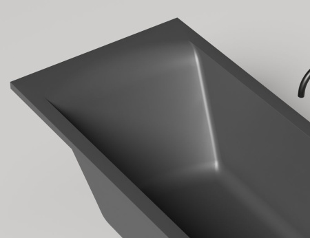 Ванна встраиваемая Salini CASCATA KIT 180x80, S-Sense, матовый белый 104513M