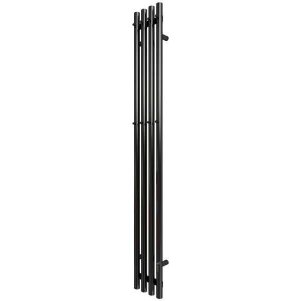 Полотенцесушитель Электрич. с/т GROIS Quartet GR-135 180х1500 П3 RAL 9005 R черный матовый