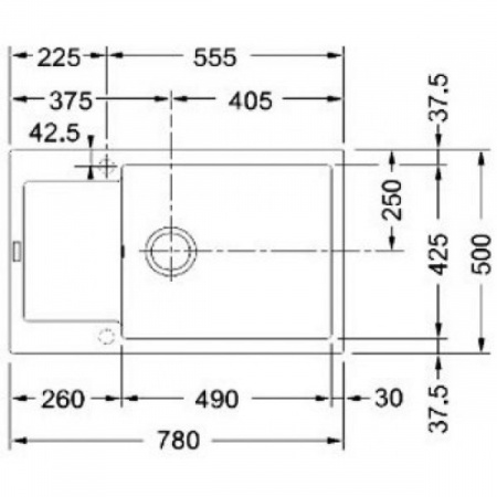 Мойка Franke Maris MRG 611D, графит, 114.0369.110