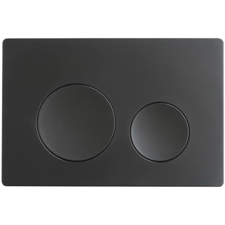 Кнопка смыва Veconi FLUSH V2, FLV2-B, 240х162х10, пластик, черный матовый
