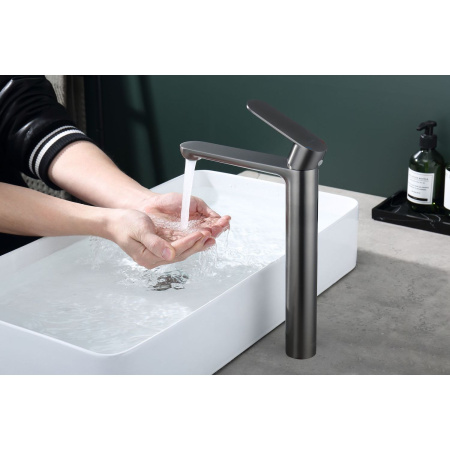 Смеситель для раковины Splenka S222.15.09, графит