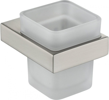 Настенный стакан одинарный Grocenberg AC0021 (Никель)