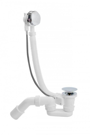 Полуавтоматический сливы-перелив для ванны Grocenberg GB240 Хром