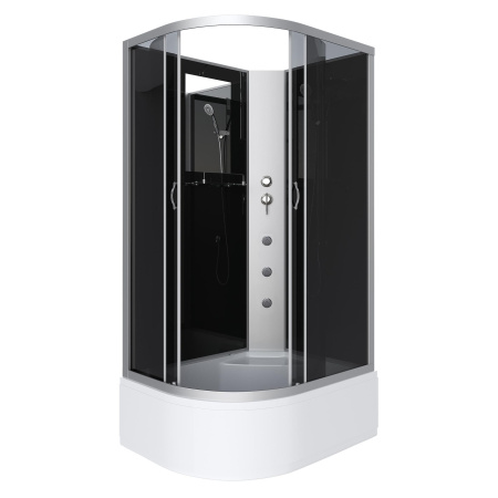 Душевая кабина Niagara Classic NG-2510-14RBKG (120х80х200) высокий поддон(40см),стекло тонированное