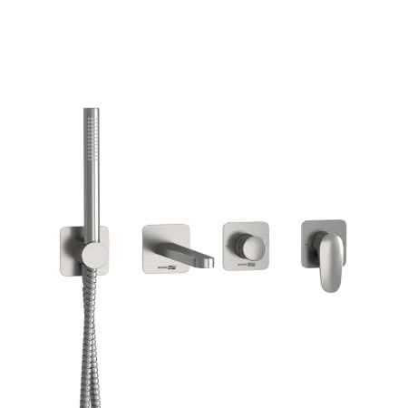 Встраиваемый комплект для ванны WasserKRAFT с лейкой и изливом A1451.272.274.275.100.276