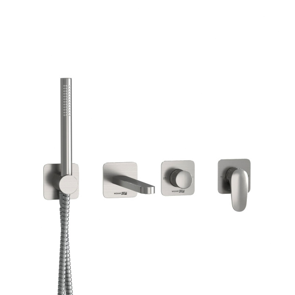 Встраиваемый комплект для ванны WasserKRAFT с лейкой и изливом A1451.272.274.275.100.276