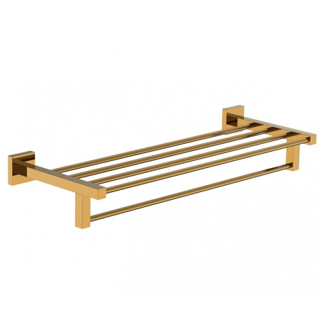 Полотенцедержатель с полкой WONZON & WOGHAND, Темное золото (WW-8981-DG)