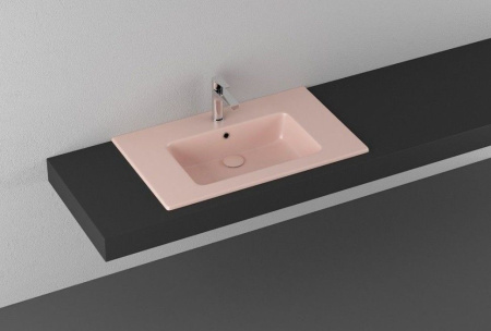 Раковина ISVEA SistemaT накладная 810*465*140 1 цвет лососевый матовый 10SL51081SV-2S