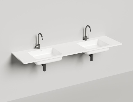 Раковина столешница Salini ONDA 180, белый, 1402202MF