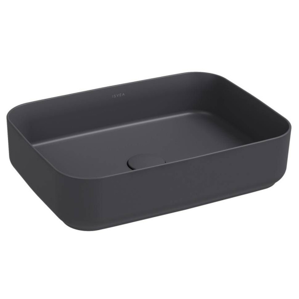 Раковина ISVEA Infinity накладная 500*360*120 цвет антрацит матовый 10NF65050SV-2C
