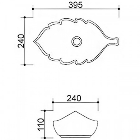 Раковина MELANA MLN-T40182