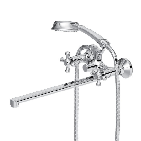 239500000 Retro Смеситель для ванны и душа AM.PM с длинным изливом, душ.гарнитуром