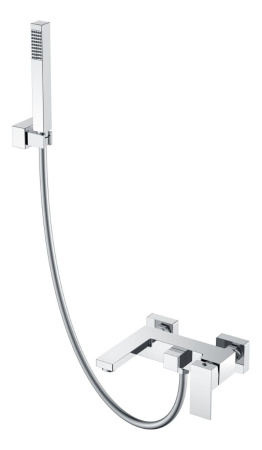 Смеситель для ванны с душем Boheme Qubic 473-CR сhrome
