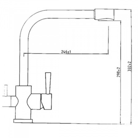 Cмеситель для мойки Kaiser Merkur 26044-10