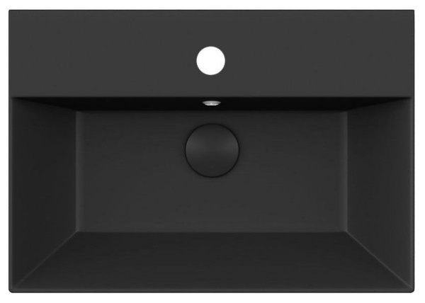 Раковина ISVEA SistemaZ Frame накладная 600*420*132 1 цвет черный матовый 10SF50060SV-2N