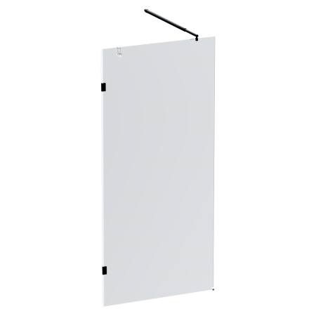 W94UWI-90-F1-BTE X-Joy Душевая перегородка AM.PM 90x195, стекло прозр. 8 мм + покрытие, фурнитура черный