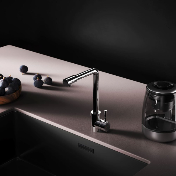 F85B05000 X-Joy S, Смеситель для кухни AM.PM с L-изливом, хром