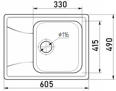 Кухонная мойка Gran-Stone GS 17 К 307 терракот