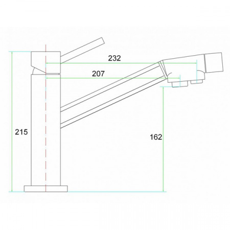 Смеситель для мойки ZorG INOX SZR 1283