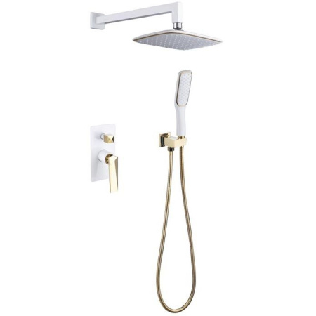 Душевая система Boheme Venturo 384-W Белая Золото
