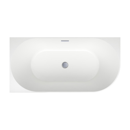 Акриловая ванна в наборе 4 в 1: пристенная ванна (левый разворот), каркас, экран, слив-перелив Wellsee Belle Spa 235701001